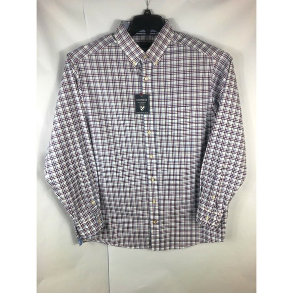 Cremieux Men's XLT Long Sleeve Button Up Multicolor Cotton Adult Shirt A12 - Picture 1 of 4